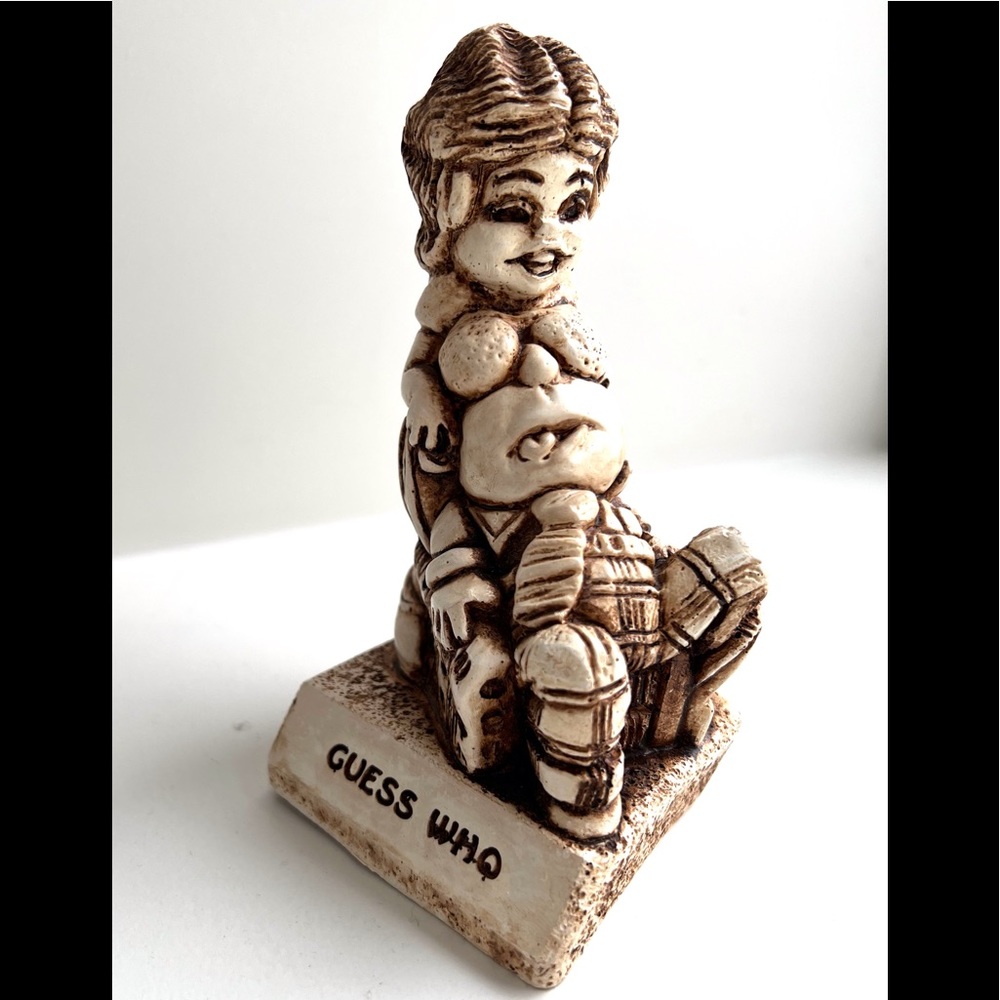 RARE KITCHY vintage 1970s  “GUESS WHO” figurine
